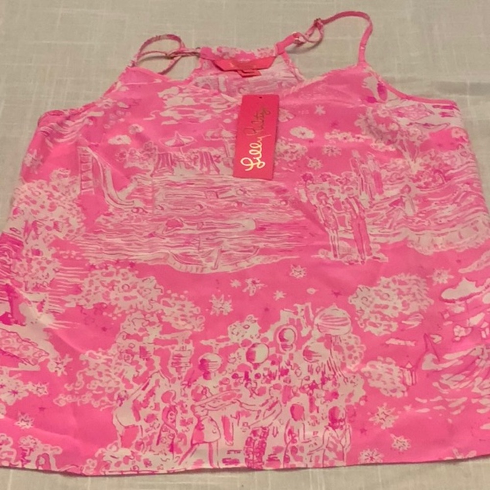 NWT Lily Pulitzer Dusk Top in Pink Sorbet Size XS